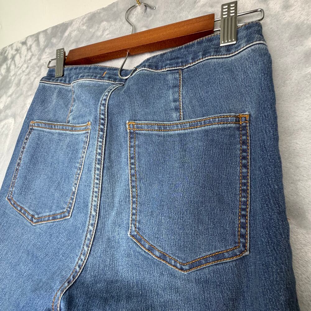 We the Free People Jeans Womens 25 Blue Just Float On Flare Jean Denim High Rise